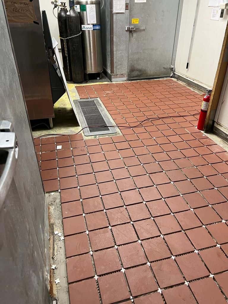 Commercial Concrete Floor Grinding and Tiles installation